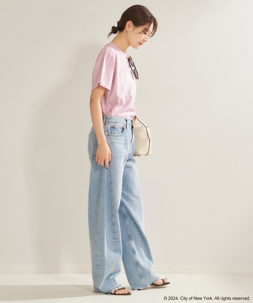 plage（プラージュ）の「NYC ロゴTシャツ 5（Tシャツ/カットソー・レディース・ピンク・FREE）」の5枚目の写真
