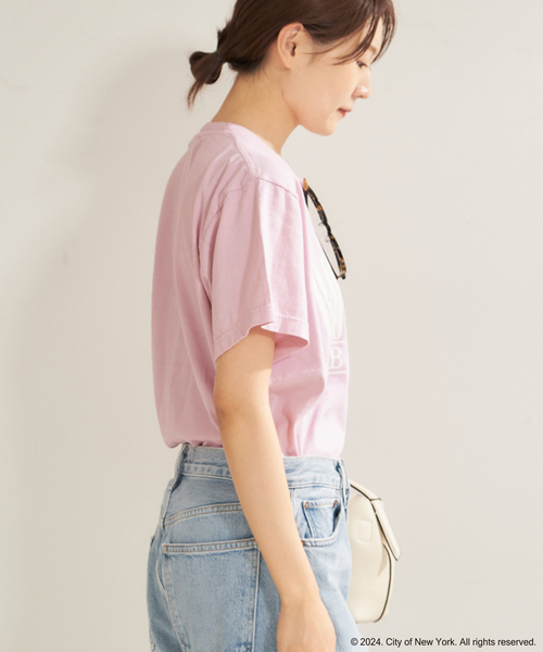plage（プラージュ）の「NYC ロゴTシャツ 5（Tシャツ/カットソー・レディース・ピンク・FREE）」の4枚目の写真
