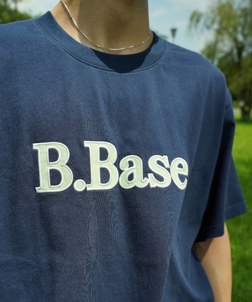 BROKEN BASE(ブロークンベース)の「outline stitch logo tee(Tシャツ/カットソー・メンズ・ブラウン/オートミール/ネイビー/ホワイト・MEDIUM/SMALL/LARGE)」の22枚目の写真