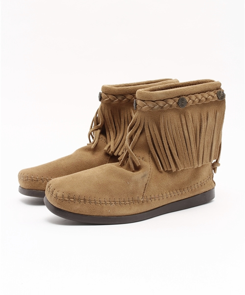 Minnetonka（ミネトンカ）の「Minnetonka (ミネトンカ）　ハイトップ　バックジップ　ブーツ　（ブーツ・レディース・ブラック/ブラウン/タン・5/6）」の3枚目の写真