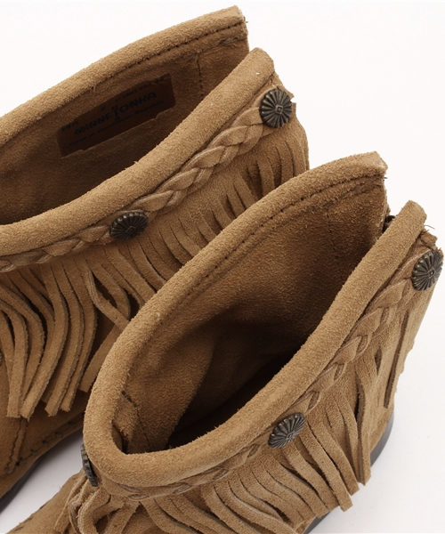 Minnetonka（ミネトンカ）の「Minnetonka (ミネトンカ）　ハイトップ　バックジップ　ブーツ　（ブーツ・レディース・ブラック/ブラウン/タン・5/6）」の10枚目の写真