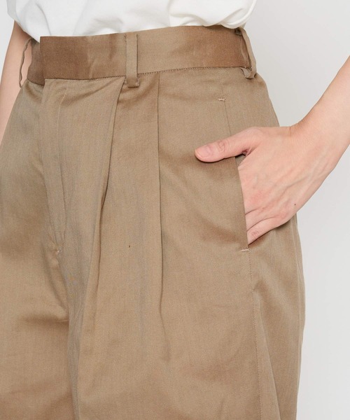 【セール】BARNYARDSTORM / タックショートパンツ / ハンドウォッシャブル（チノパンツ）｜BARNYARDSTORM（バンヤードストーム）