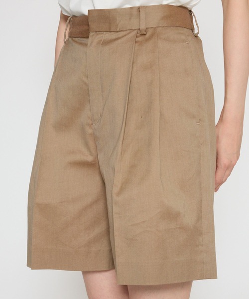 【セール】BARNYARDSTORM / タックショートパンツ / ハンドウォッシャブル（チノパンツ）｜BARNYARDSTORM（バンヤードストーム）