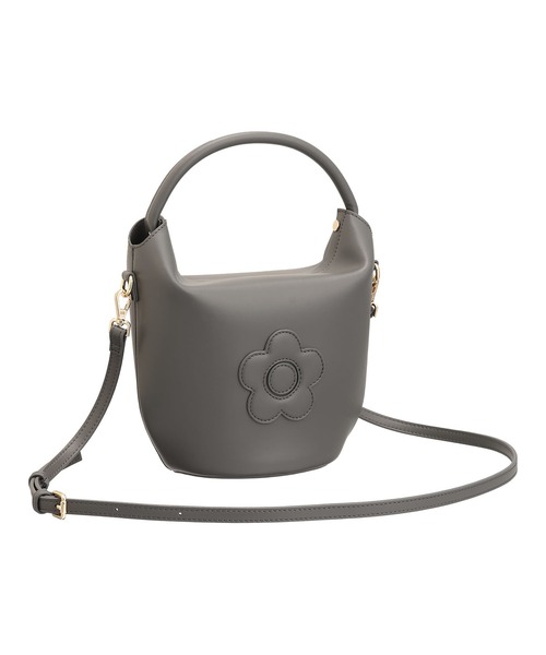 MARY QUANT マリー クワント 2WAY ショルダーバッグ（ベージュ） MARY QUANT（マリークワント）の「アップダウンハンドル 2WAY