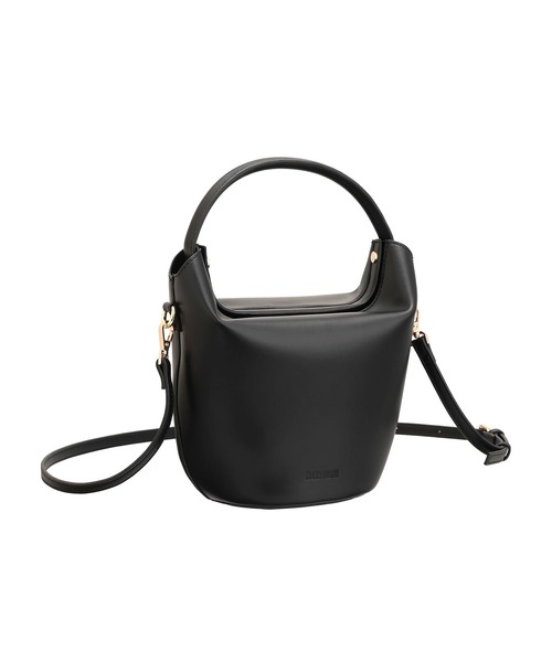 美品✨MARY QUANT ハンド ショルダーバッグ ２WAY ブラック MARY QUANT（マリークワント）の「アップダウンハンドル 2WAY
