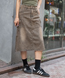 3.3 Field Trip  | 3.3 Field Trip／デニムカーゴロングスカート(デニムスカート)