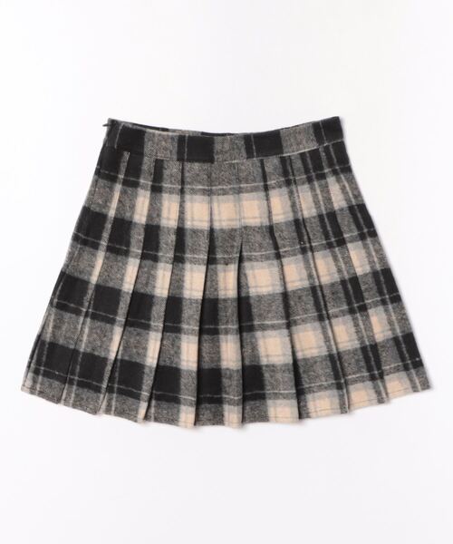 Nia（ニア）の「Nia(ニア)/レトロチェック　ミニプリーツスカート（スカート・レディース・ブラウン/レッド/ブラック・LARGE/SMALL/MEDIUM）」の17枚目の写真