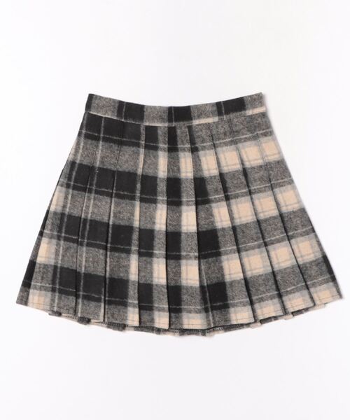 Nia（ニア）の「Nia(ニア)/レトロチェック　ミニプリーツスカート（スカート・レディース・ブラウン/レッド/ブラック・LARGE/SMALL/MEDIUM）」の16枚目の写真