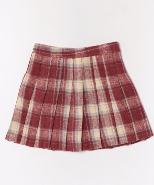Nia（ニア）の「Nia(ニア)/レトロチェック　ミニプリーツスカート（スカート・レディース・ブラウン/レッド/ブラック・LARGE/SMALL/MEDIUM）」の15枚目の写真