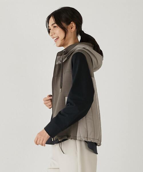 MELROSE claire（メルローズ クレール）の「【ダンボール×中綿コンビ