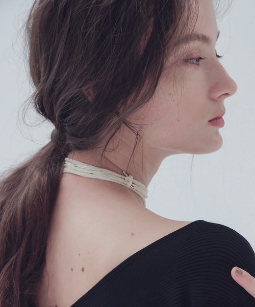 DRESSLAVE（ドレスレイブ）の「Kara Yoo / SEAWEED NECKLACE(シーウィードネックレス)（ネックレス・レディース・ホワイト・FREE）」の2枚目の写真