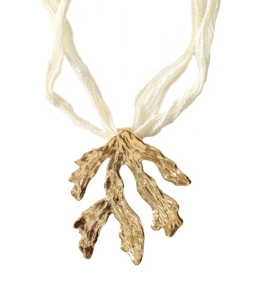 DRESSLAVE（ドレスレイブ）の「Kara Yoo / SEAWEED NECKLACE(シーウィードネックレス)（ネックレス・レディース・ホワイト・FREE）」の6枚目の写真