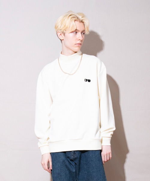 FACTOTUM(ファクトタム)の「【FACTOTUM】 AW Punch Mock Neck L/S(Tシャツ/カットソー・メンズ・ワイン/ブラック/ホワイト・48/46)」の2枚目の写真