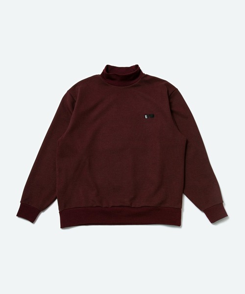 FACTOTUM(ファクトタム)の「【FACTOTUM】 AW Punch Mock Neck L/S(Tシャツ/カットソー・メンズ・ワイン/ブラック/ホワイト・48/46)」の1枚目の写真