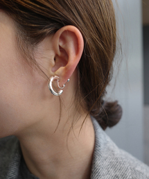 SLOBE IENA | CLANATE/クランテ シルバーフープイヤリング(イヤリング)
