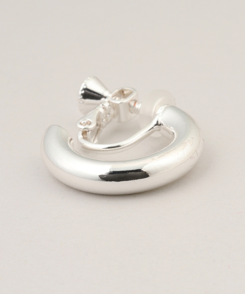 SLOBE IENA（スローブイエナ）の「CLANATE/クランテ シルバーフープイヤリング（イヤリング・レディース・シルバー・FREE）」の6枚目の写真