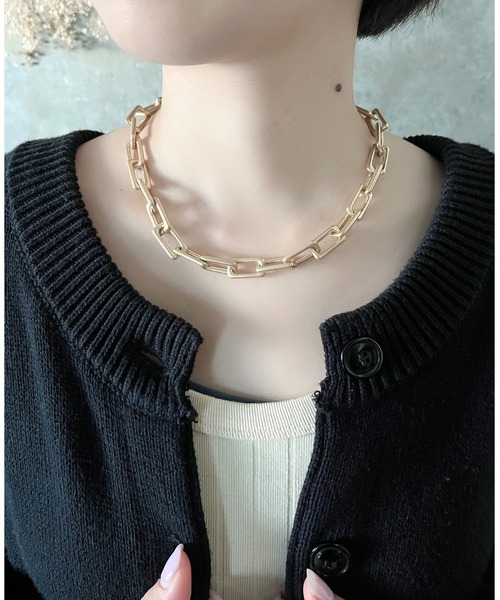 セール】volume chain necklace / ボリュームチェーン