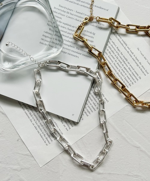 セール】volume chain necklace / ボリュームチェーン