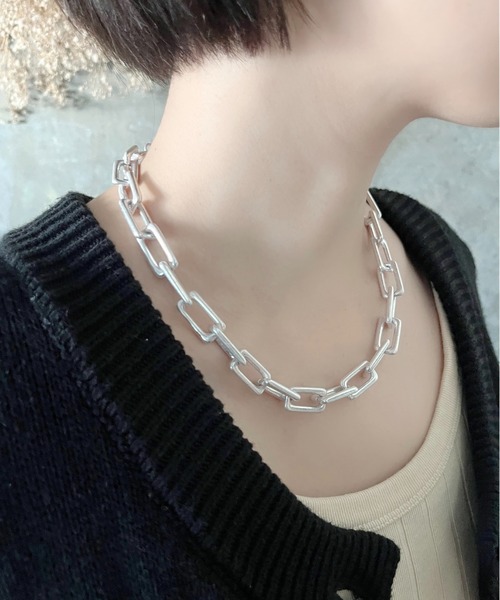 セール】volume chain necklace / ボリュームチェーン