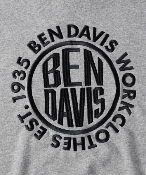 Right-on（ライトオン）の「【BEN DAVIS】サークル刺繍パーカー（パーカー・キッズ・グレー/ブラック/パープル・130/140/150/160）」の6枚目の写真