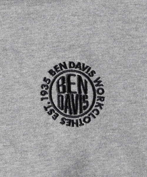 Right-on（ライトオン）の「【BEN DAVIS】サークル刺繍パーカー（パーカー・キッズ・グレー/ブラック/パープル・130/140/150/160）」の7枚目の写真