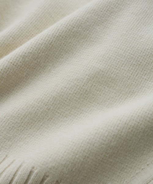 VIS（ビス）の「【セットアップ対応】もちっとニットミラノリブプルオーバー（ニット/セーター・レディース・グレー/オフホワイト/サックスブルー・FREE）」の11枚目の写真