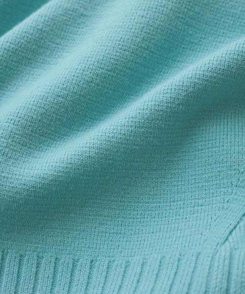 VIS（ビス）の「【セットアップ対応】もちっとニットミラノリブプルオーバー（ニット/セーター・レディース・グレー/オフホワイト/サックスブルー・FREE）」の17枚目の写真
