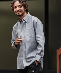 ms5831- OX B.D.shirt(cursive embroidery & hidden heart patch) ボタンダウンシャツ
