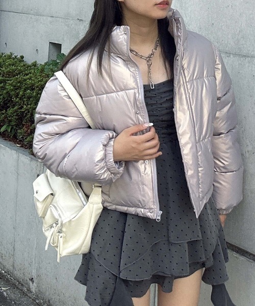 AS KNOW AS plus（アズノゥアズプラス）の「◇スタンドカラー中綿