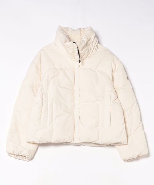 Pyrenex（ピレネックス）の「【Pyrenex】HARMONIE CROP HWY044P スタンドカラー ダウンジャケット（ダウンジャケット/コート・レディース・ブラック/カーキ/アイボリー・36/34/38/40）」の3枚目の写真