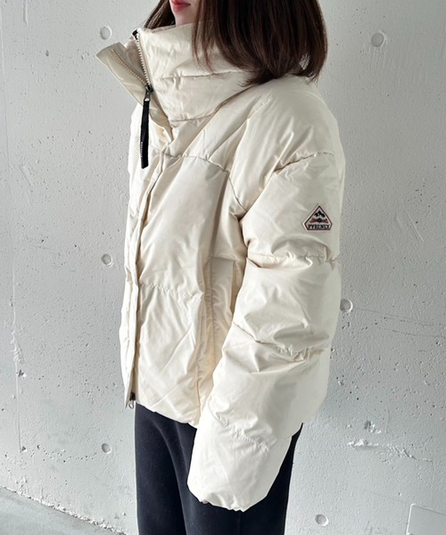 セール】【Pyrenex】HARMONIE CROP HWY044P スタンドカラー ダウン