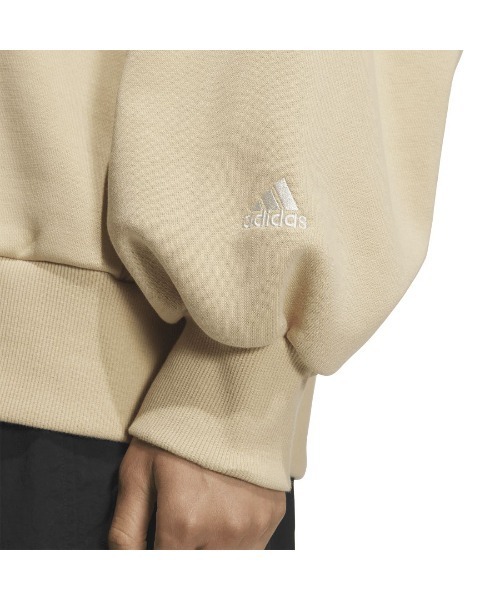 adidas（アディダス）の「アディダス adidas W CLG 裏起毛 スウェットフーディ（スウェット・レディース・バーガンディー/ブラック/ベージュ・M/L/S/XL）」の20枚目の写真