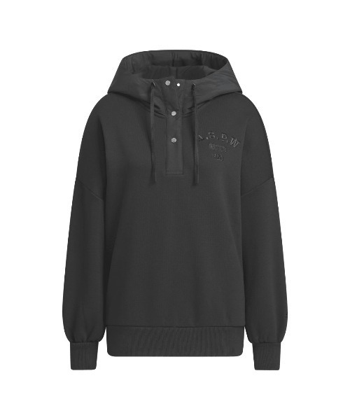 adidas（アディダス）の「アディダス adidas W CLG 裏起毛 スウェットフーディ（スウェット・レディース・バーガンディー/ブラック/ベージュ・M/L/S/XL）」の15枚目の写真