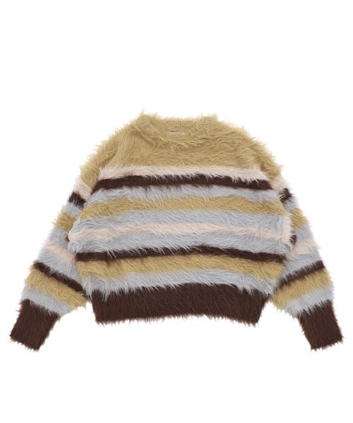 セール】マルチボーダーシャギーニット（ニット/セーター）｜select