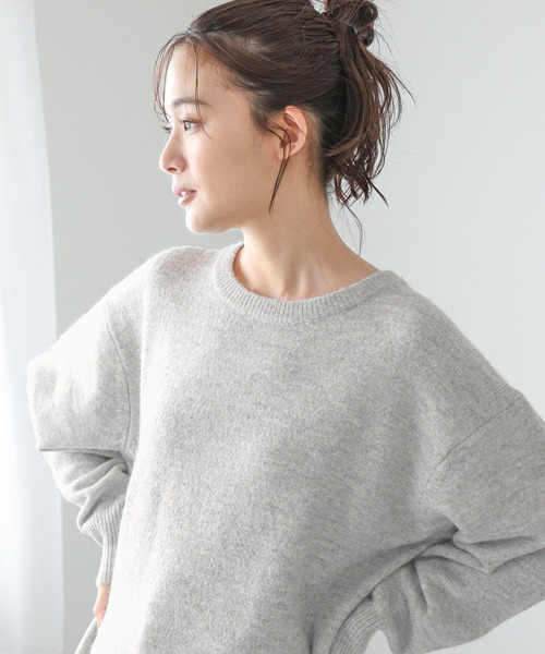 セール】フワフワHugmeクルーラメ/115965（ニット/セーター）｜GLOBAL