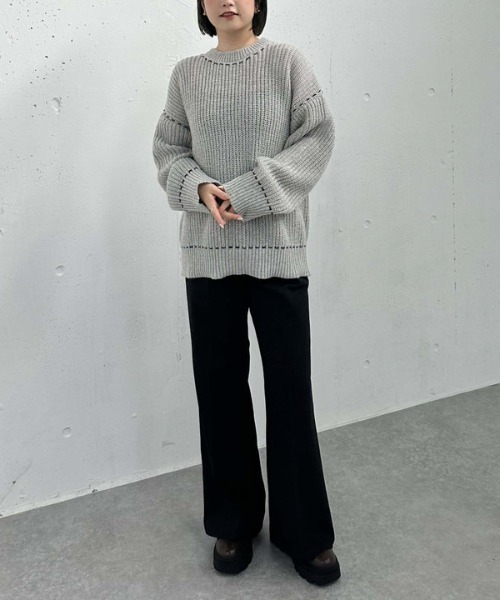 archives(アルシーヴ)の「タイトフレアスラックス(スラックス・レディース・グレー/ブラック/ブラウン・MEDIUM)」の18枚目の写真