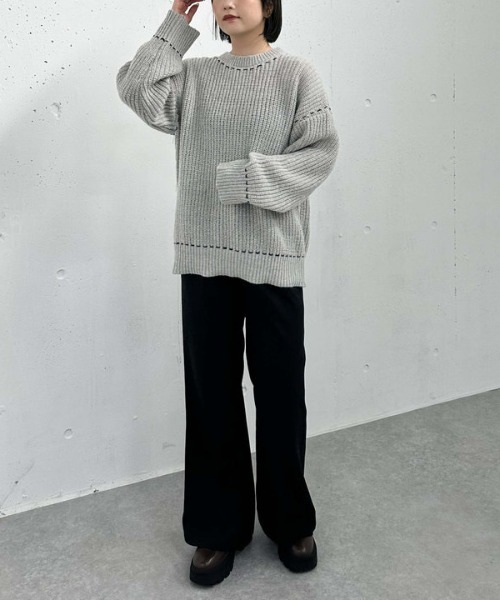 archives(アルシーヴ)の「タイトフレアスラックス(スラックス・レディース・グレー/ブラック/ブラウン・MEDIUM)」の19枚目の写真