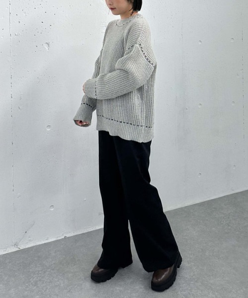 archives(アルシーヴ)の「タイトフレアスラックス(スラックス・レディース・グレー/ブラック/ブラウン・MEDIUM)」の20枚目の写真