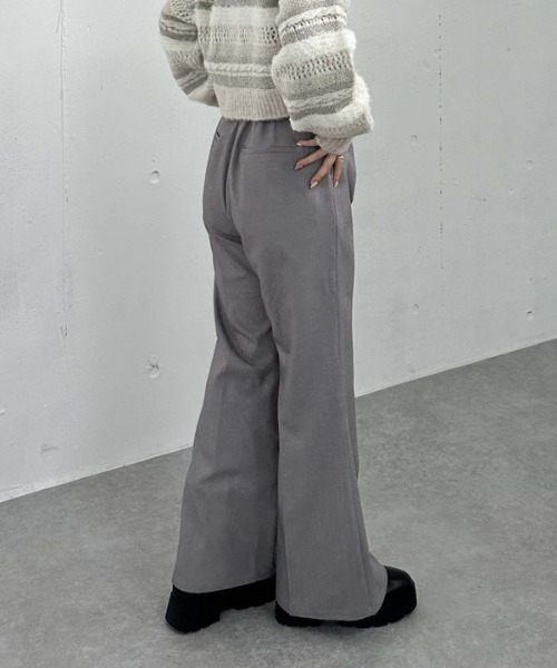 archives(アルシーヴ)の「タイトフレアスラックス(スラックス・レディース・グレー/ブラック/ブラウン・MEDIUM)」の4枚目の写真