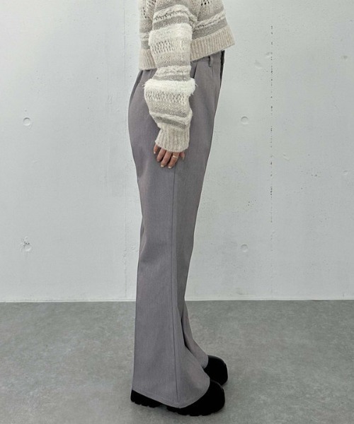 archives(アルシーヴ)の「タイトフレアスラックス(スラックス・レディース・グレー/ブラック/ブラウン・MEDIUM)」の9枚目の写真