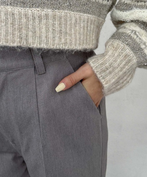 archives(アルシーヴ)の「タイトフレアスラックス(スラックス・レディース・グレー/ブラック/ブラウン・MEDIUM)」の13枚目の写真