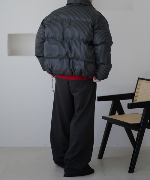 セール】ピンストライプ中綿ブルゾン（ブルゾン）｜epnok（エプノック