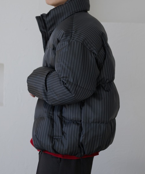 セール】ピンストライプ中綿ブルゾン（ブルゾン）｜epnok