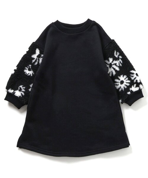 BREEZE（ブリーズ）の「【リンク】袖ボアワンピース（ワンピース・キッズ・ベージュ/レッド/ブラック・80/90/100/110/120/130/140）」の19枚目の写真