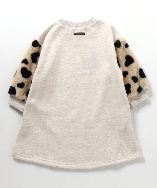 BREEZE（ブリーズ）の「【リンク】袖ボアワンピース（ワンピース・キッズ・ベージュ/レッド/ブラック・80/90/100/110/120/130/140）」の17枚目の写真