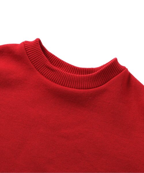 BREEZE（ブリーズ）の「【リンク】袖ボアワンピース（ワンピース・キッズ・ベージュ/レッド/ブラック・80/90/100/110/120/130/140）」の13枚目の写真