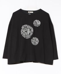 (BD)【BARNDOOR】北欧風 ボタニカル 刺繍 長袖 Tシャツ