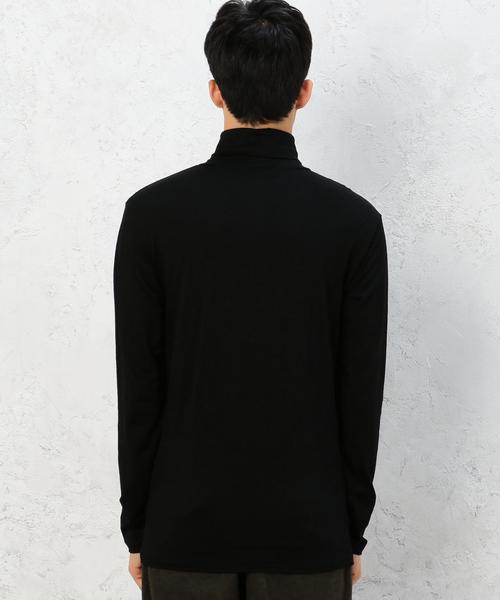green label relaxing（グリーンレーベルリラクシング）の「MERINO OPTIMO タートルネックカットソー◆（Tシャツ/カットソー・メンズ・ホワイト/ブラック/ダークグレー・SMALL/X-LARGE/LARGE/MEDIUM）」の13枚目の写真