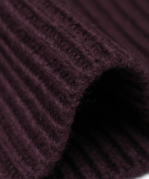 チチカカ(チチカカ)の「モシャモシャニットプルオーバー(ニット/セーター・レディース・ボルドー/ライトグレー/ブラック・FREE)」の18枚目の写真