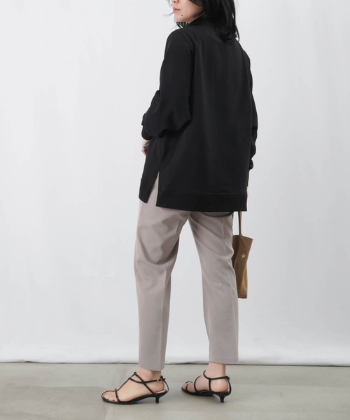 【セール】LC/LLL フロッキープリント裏毛ラグランプルオーバー（Tシャツ/カットソー）｜LUCA/LADY LUCK LUCA（ルカ/レディラックルカ）